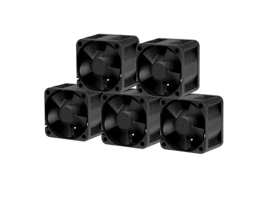 ARCTIC ACFAN00274A S4028-15K (5 Pack) - 40x40x28 mm Fan, 1400-15000 RPM, PWM Regulated, 4-pin Connector, 12 V DC - Black