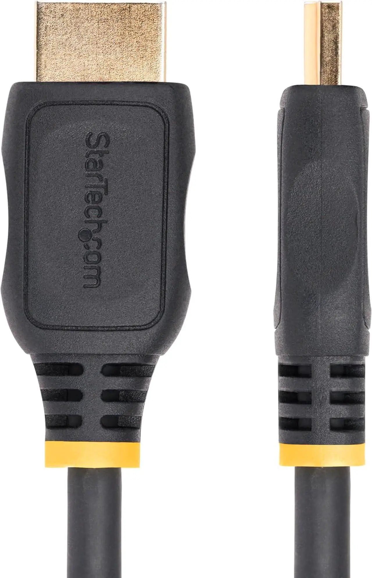 StarTech 18in 0.5m HDMI 2.0 Extension Cable High Speed HDMI Port Saver Cable 4K 60Hz HDMI Male to Female Extension Adapter Cord HD2MF18INL