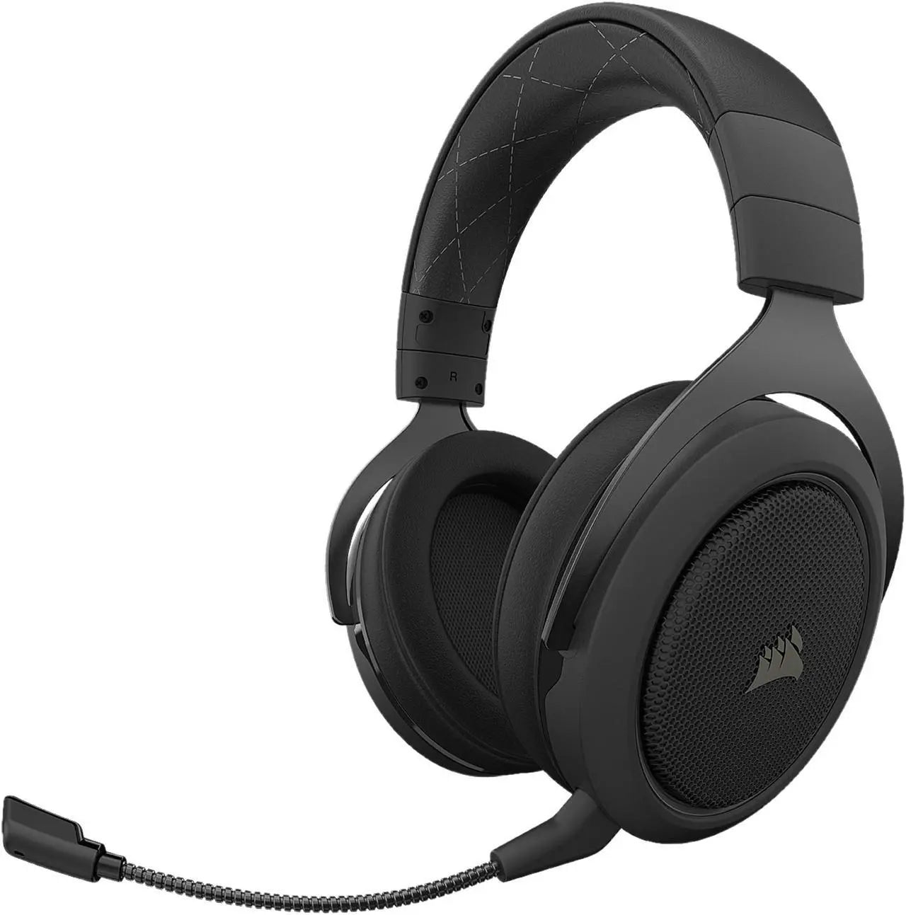 Corsair HS70 Pro Wireless Gaming Headset - 7.1 Surround Sound Headphones for PC, MacOS, PS5, PS4 - Discord Certified - 50mm Drivers – Carbon -CA-9011211-NA