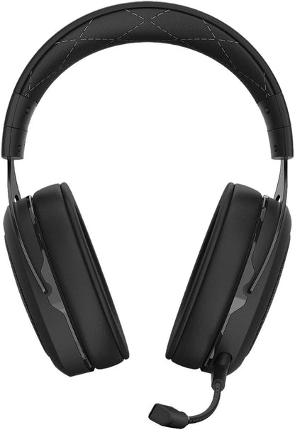 Corsair HS70 Pro Wireless Gaming Headset - 7.1 Surround Sound Headphones for PC, MacOS, PS5, PS4 - Discord Certified - 50mm Drivers – Carbon -CA-9011211-NA