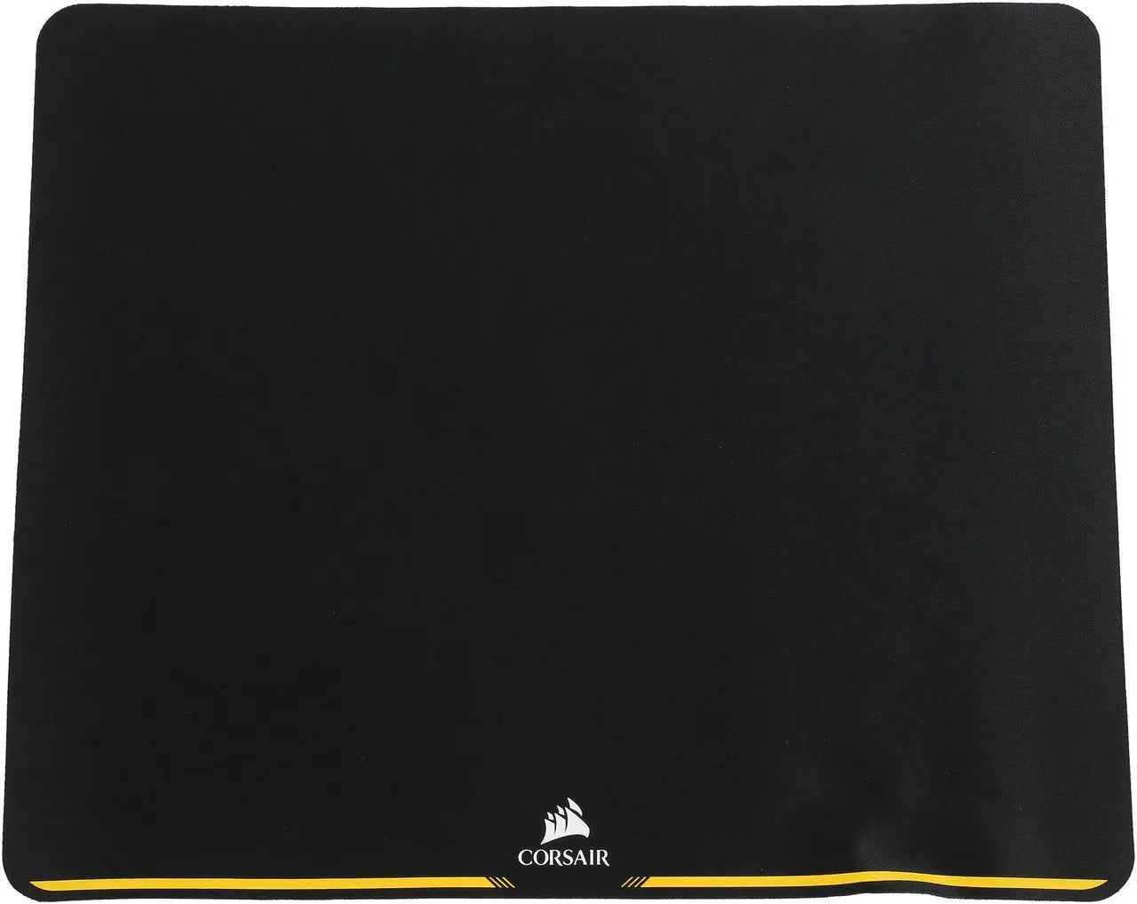 CORSAIR MM200 - Cloth Mouse Pad - High-Performance Mouse Pad Optimized for Gaming Sensors - Designed for Maximum Control - Medium, Black- Yellow Stripe, Model:CH-9000099-WW