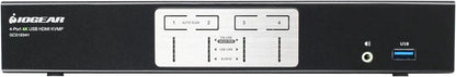 IOGEAR 4-Port 4K KVMP Switch with HDMI Connection, USB 3.0 Hub, and Audio (TAA) - Model GCS1934H