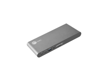 SIIG USB-C Dual 4K Video MST Docking Station with 60WPD Charging - Ingenious Detachable Design - Ultra-speed Data Transfer - 3 Display Modes