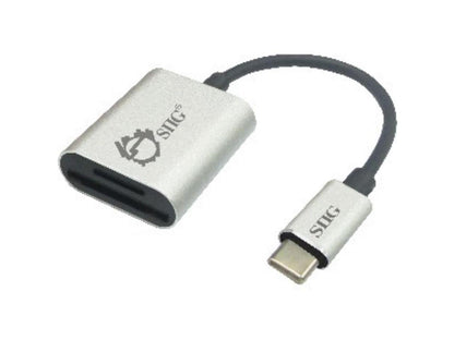 SIIG JU-MR0F12-S1 Usb-C 2-In-1 Card Reader - Card Reader - 2 In 1 (Multi-Format) - Usb 3.0