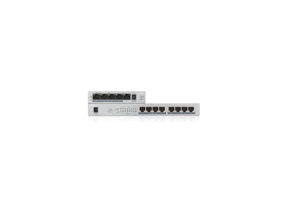 ZYXEL 8-Port GbE Unmanaged PoE Switch - 8 Ports - Manageable - 2 Layer Supported - Twisted Pair - -