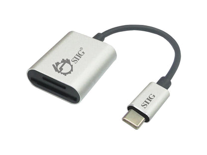 SIIG JU-MR0F12-S1 Usb-C 2-In-1 Card Reader - Card Reader - 2 In 1 (Multi-Format) - Usb 3.0