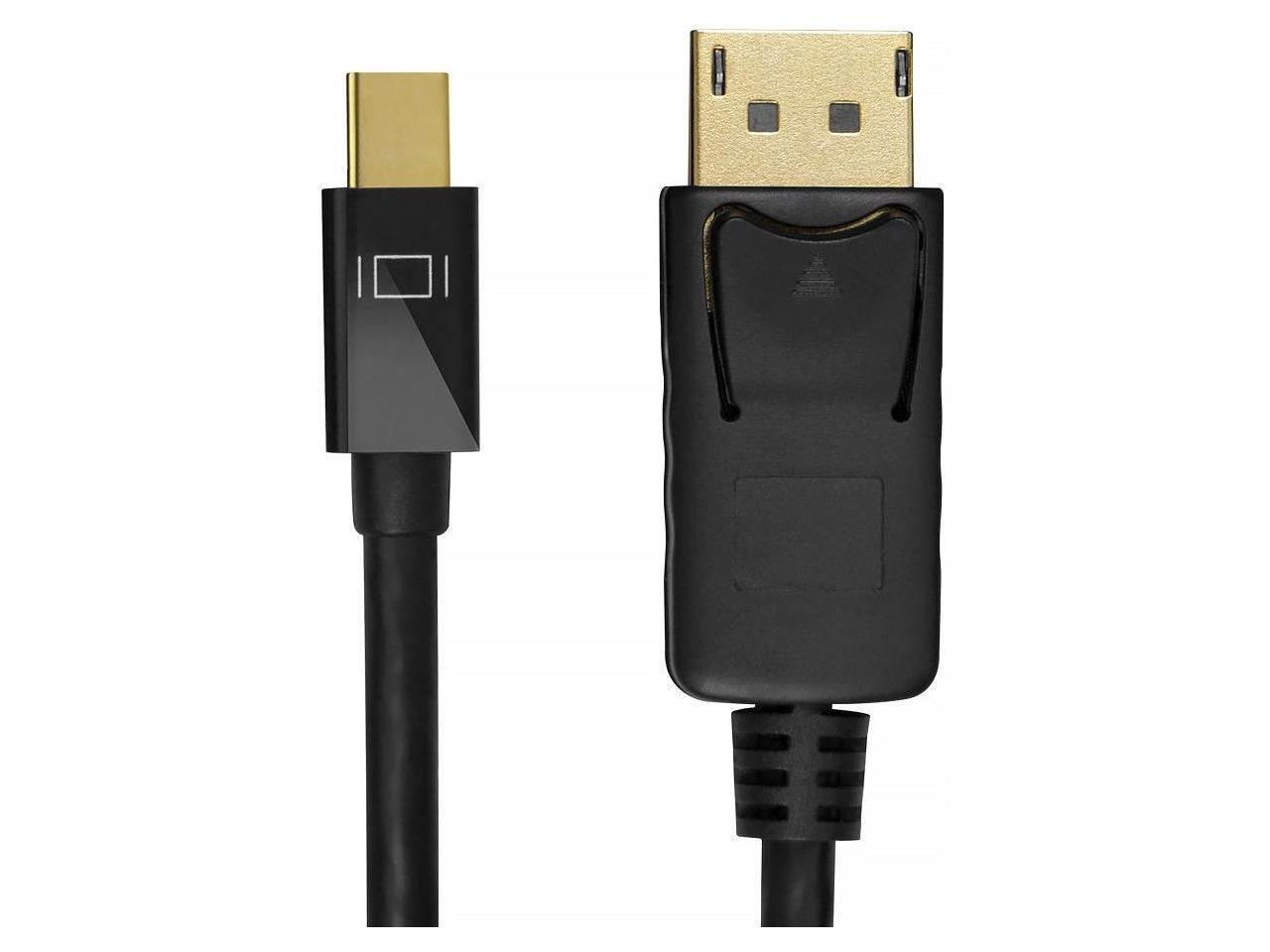 SIIG CB-DP1K12-S1 Displayport Cable - Displayport (M) To Mini Displayport (M) - 10 Ft ( Displayport 1.2 ) - Black