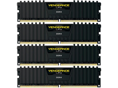 CORSAIR Vengeance LPX 128GB (4 x 32GB) 288-Pin PC RAM DDR4 3200 (PC4 25600) Desktop Memory Model CMK128GX4M4E3200C16