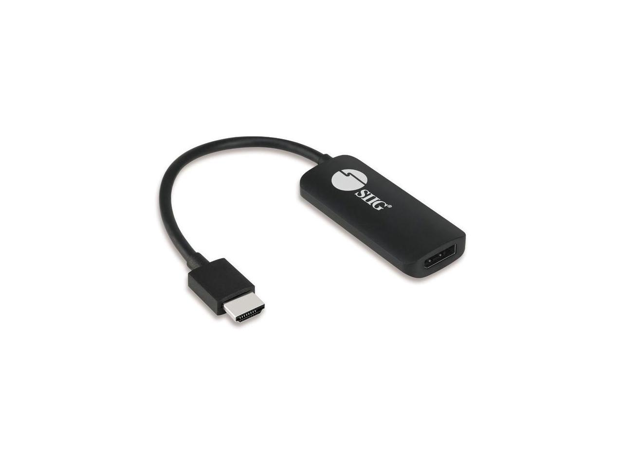 Siig Hdmi To Displayport 1.2 4K 60Hz Converter Adapter