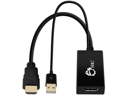 SIIG CE-H22W11-S1 Hdmi To Displayport 4K Ultra Hd Convert Connect Displayport To Hdmi