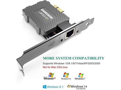 EDUP Gigabit Ethernet PCI Express PCI-E Network Card 10/100/1000Mbps RJ45 LAN Adapter Converter for Desktop PC