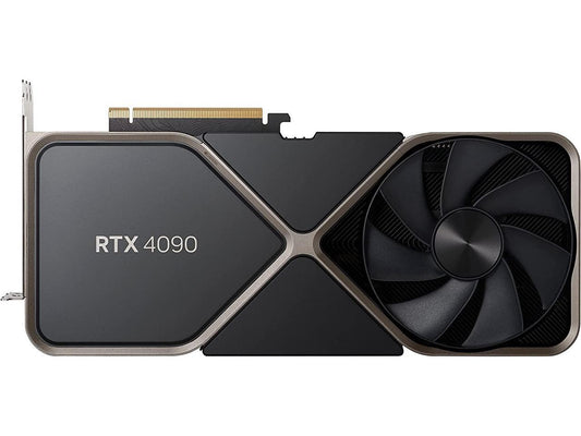 NVIDIA GeForce RTX 4090 Founders Edition Graphics Card 24GB GDDR6X - Titanium and Black