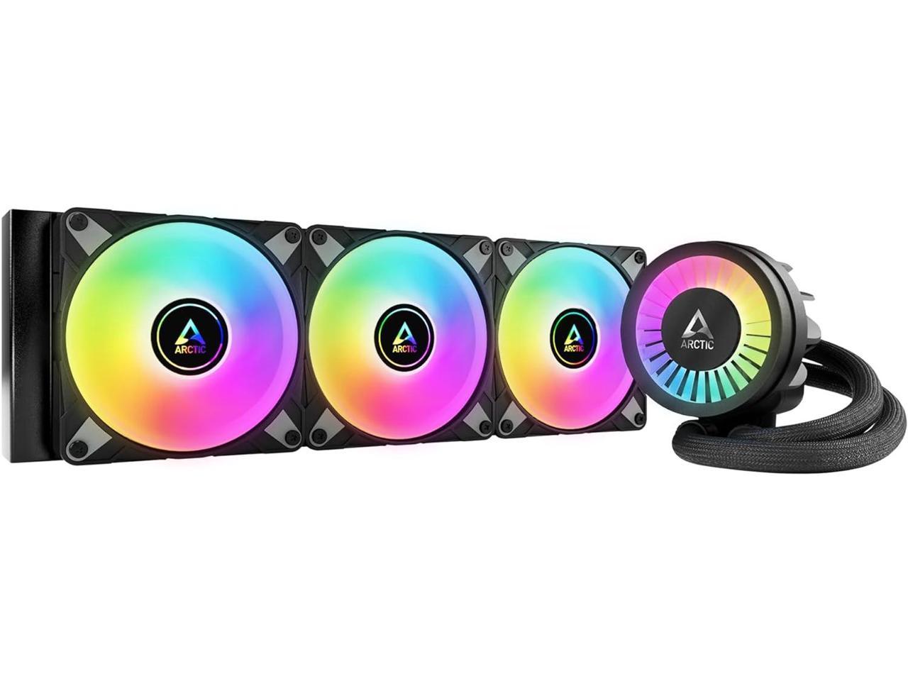 ARCTIC Liquid Freezer III 360 A-RGB - Water Cooling PC, All-in-One CPU AIO Water Cooler, efficient PWM-Controlled Pump, Fan: 200-1800 RPM, LGA1851 and LGA1700 Contact Frame