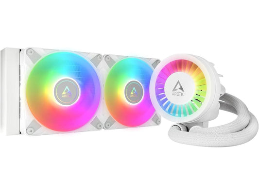 ARCTIC Liquid Freezer III 240 A-RGB - Water Cooling PC, All-in-One CPU AIO Water Cooler, efficient PWM-Controlled Pump, Fan: 200-1800 RPM, LGA1851 and LGA1700 Contact Frame