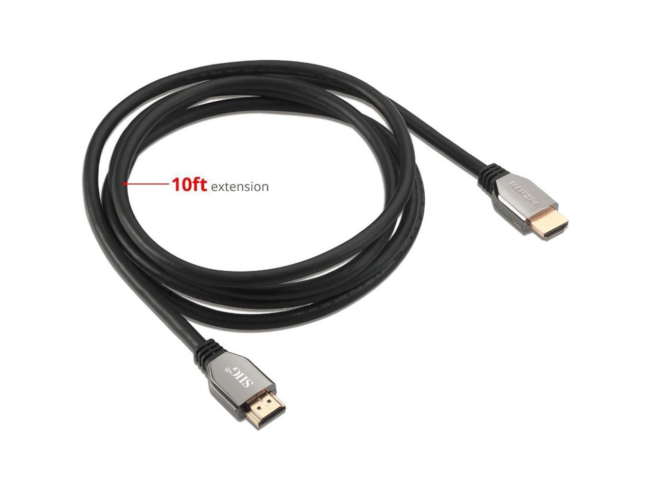 SIIG 8K Ultra High Speed HDMI Cable 10ft CB-H21611-S1