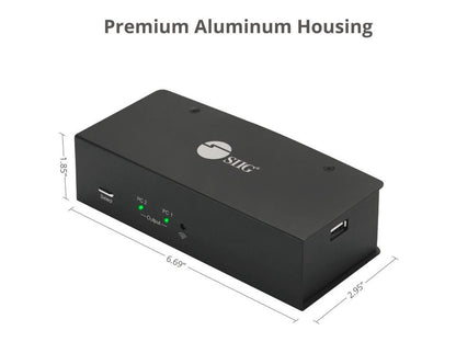 Siig 2X1 Dual View Usb Hdmi Kvm Switch - 4K 30Hz