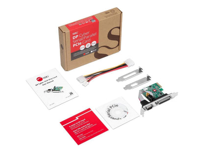 SIIG Single Serial Port/RS-232 and Single Parallel Port PCIe Card JJ-E20311-S1