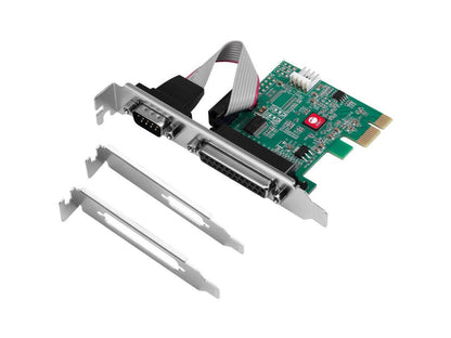 SIIG Single Serial Port/RS-232 and Single Parallel Port PCIe Card JJ-E20311-S1