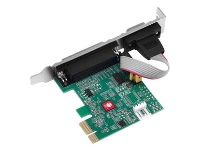 SIIG Single Serial Port/RS-232 and Single Parallel Port PCIe Card JJ-E20311-S1