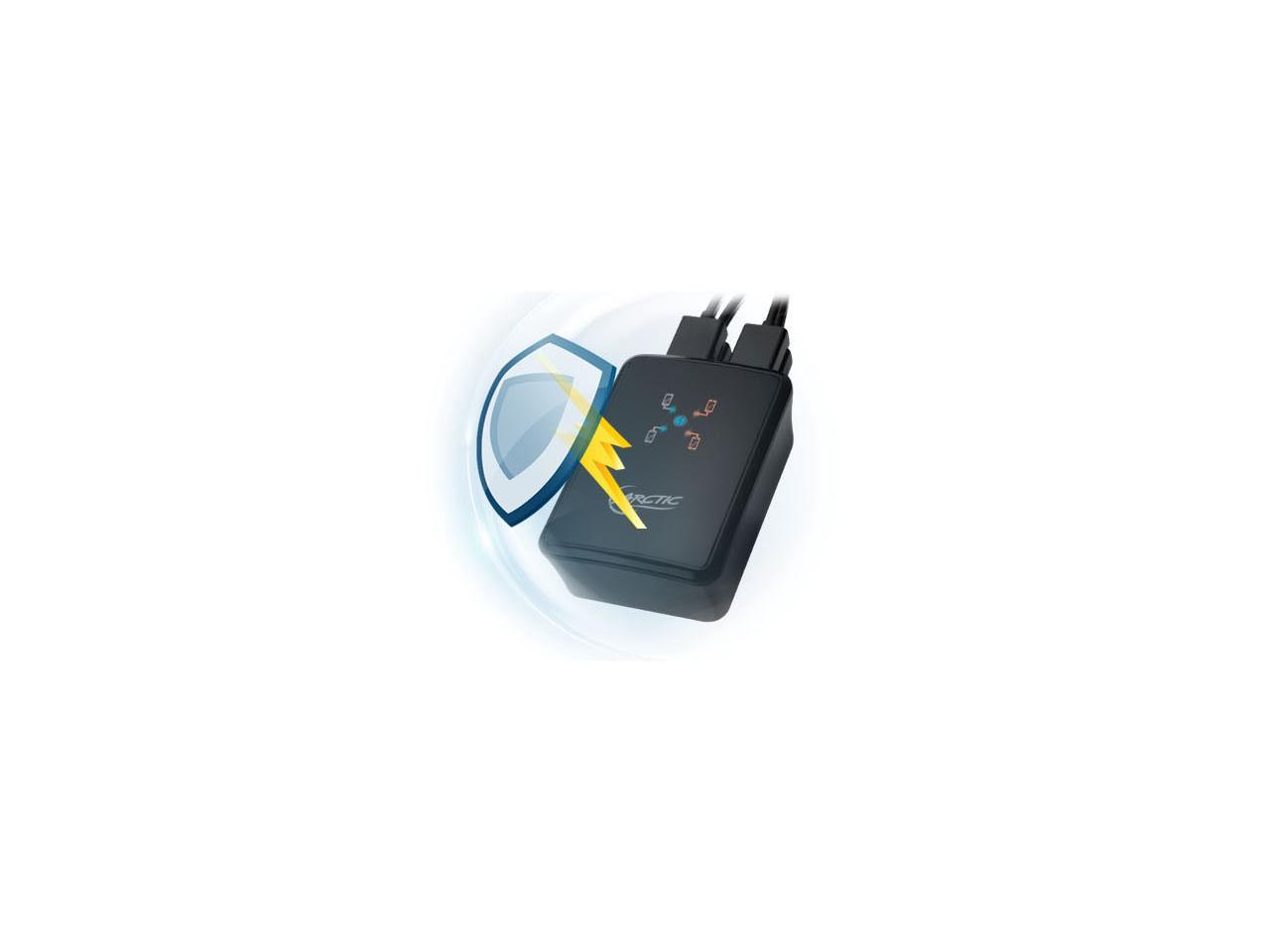 Arctic Home Charger 4500 4 port USB charger Model APWCH-AC030-GBA01