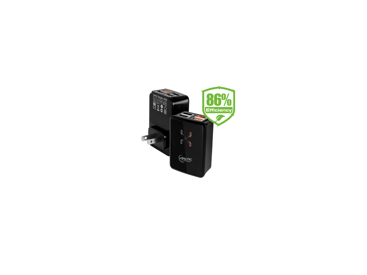 Arctic Home Charger 4500 4 port USB charger Model APWCH-AC030-GBA01