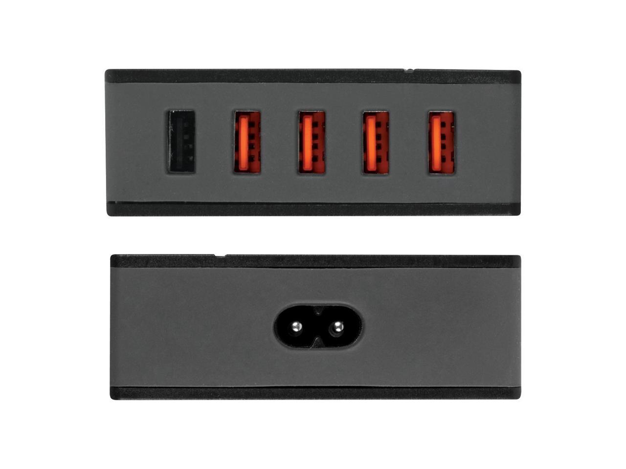ARCTIC Quick Charger 8000, 5 port USB desktop charger with Quick Charge 2.0 by Qualcomm, 40 Watts combined output, Compatible with all smartphones, tablets and USB devices Model APWCH00016A