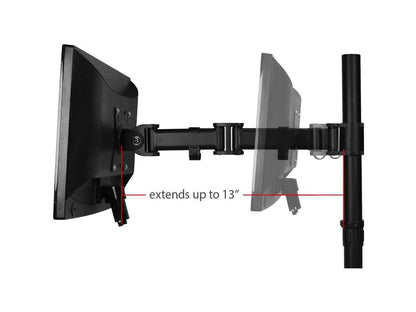 SIIG Articulated Freestanding Dual Monitor Desk Stand - 13"-27"