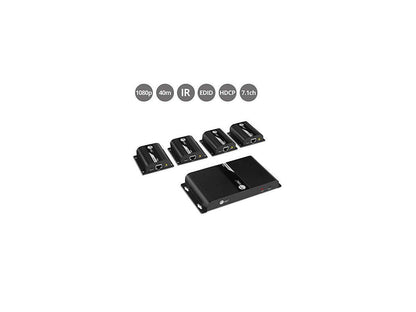Siig 4-Port Hdmi Splitter Over Cat6 Extender With Ir - 40M