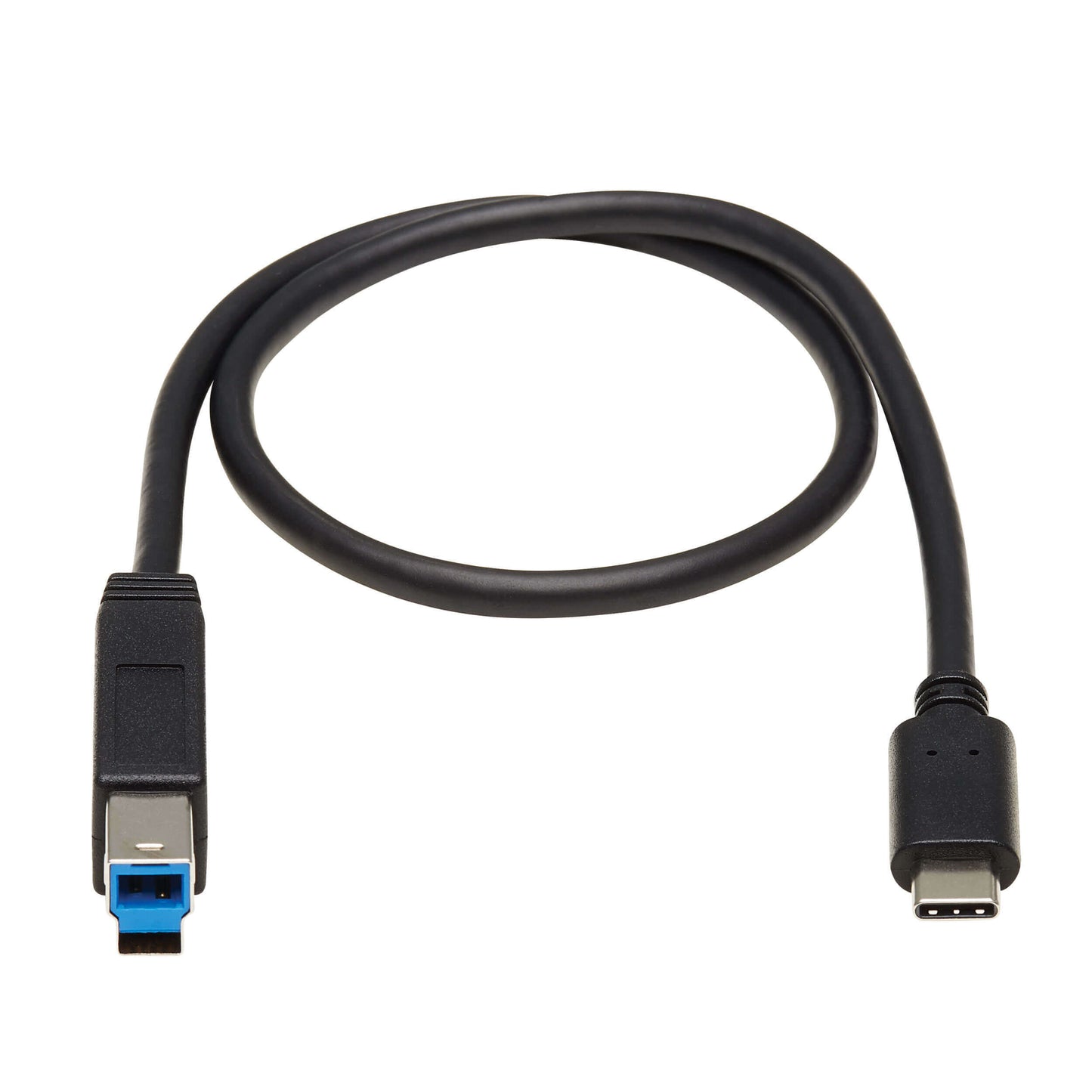 Tripp Lite Series USB-C to USB-B Cable (M/M) - USB 3.2 Gen 2 (10 Gbps), Thunderbolt 3 Compatible, 20 in. (51 cm) - Model U422-20N-G2