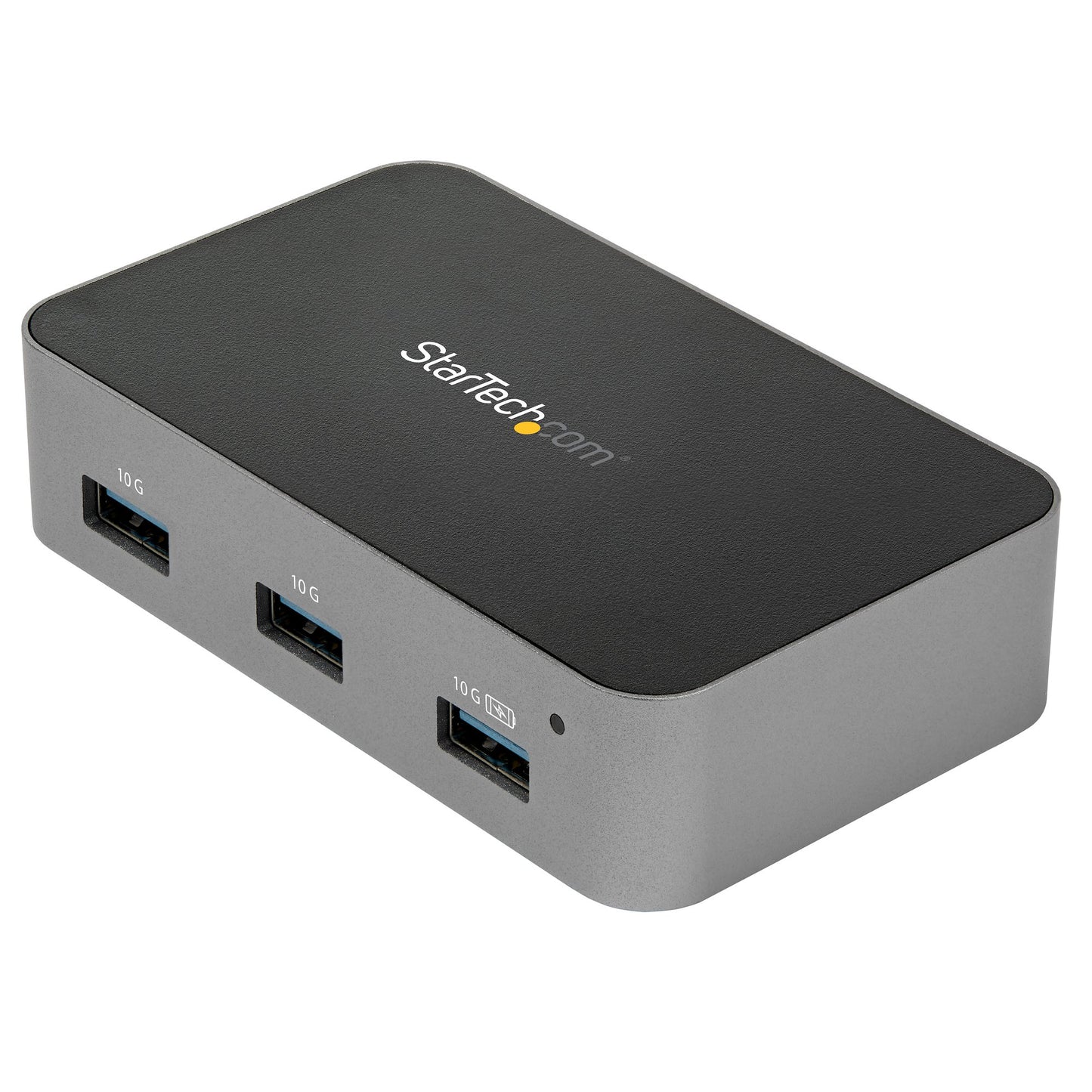 StarTech.com 4 Port USB C Hub with Power Adapter - USB 3.2 Gen 2 (10Gbps) - USB Type C to 4x USB-A - HB31C4ASSelf Powered Desktop USB Hub with Fast Charging Port (BC 1.2) - Desk Mountable - TAA - Model  HB31C4AS