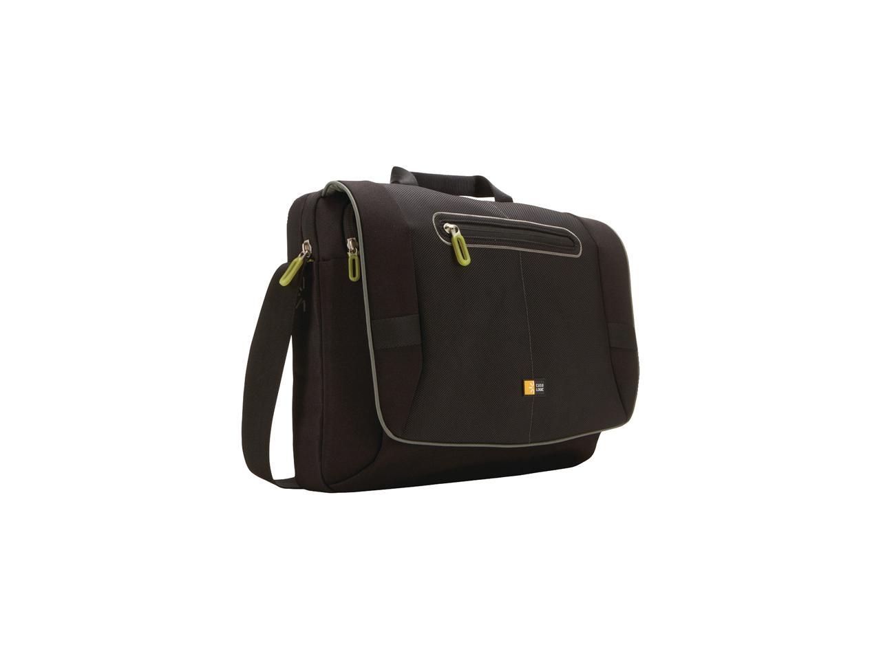 Case Logic PNM-217Black Case Logic PNM-217 Carrying Case (Messenger) for 17.3" Notebook, iPod - Black - Nylon - Shoulder Strap, Handle