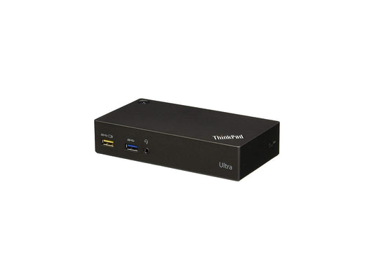 Lenovo Thinkpad USB 3.0 Ultra Dock-US 40A80045US (Super Speed USB 3.0, USB 2.0, HDMI, Display Port)