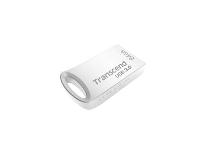 Transcend JetFlash 710 USB 3.0 Flash Drive - 64 GB - USB 3.0 - Silver