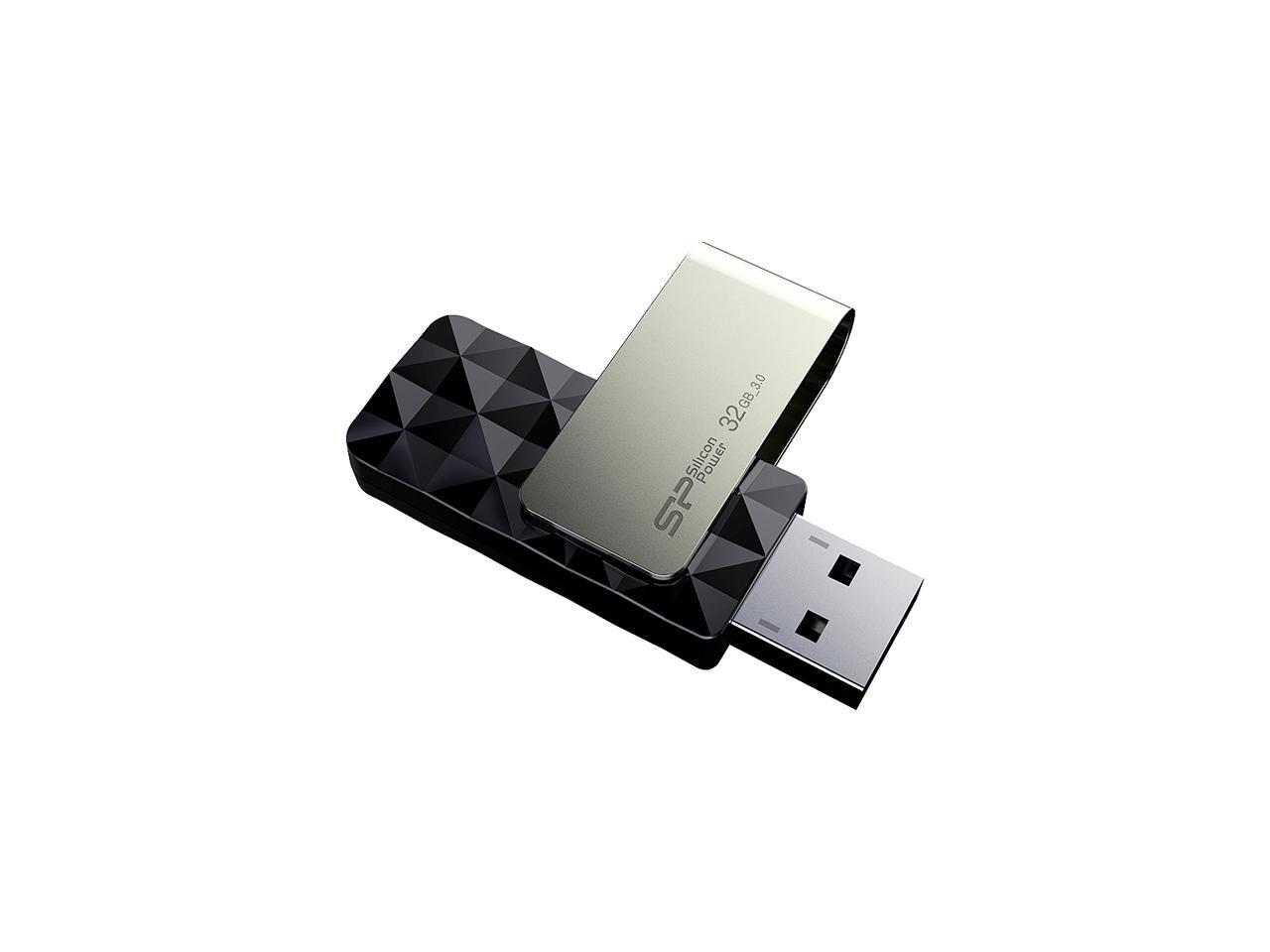 Silicon Power 32GB Blaze B30 USB 3.0 Flash Drive (SP032GBUF3B30V1K)