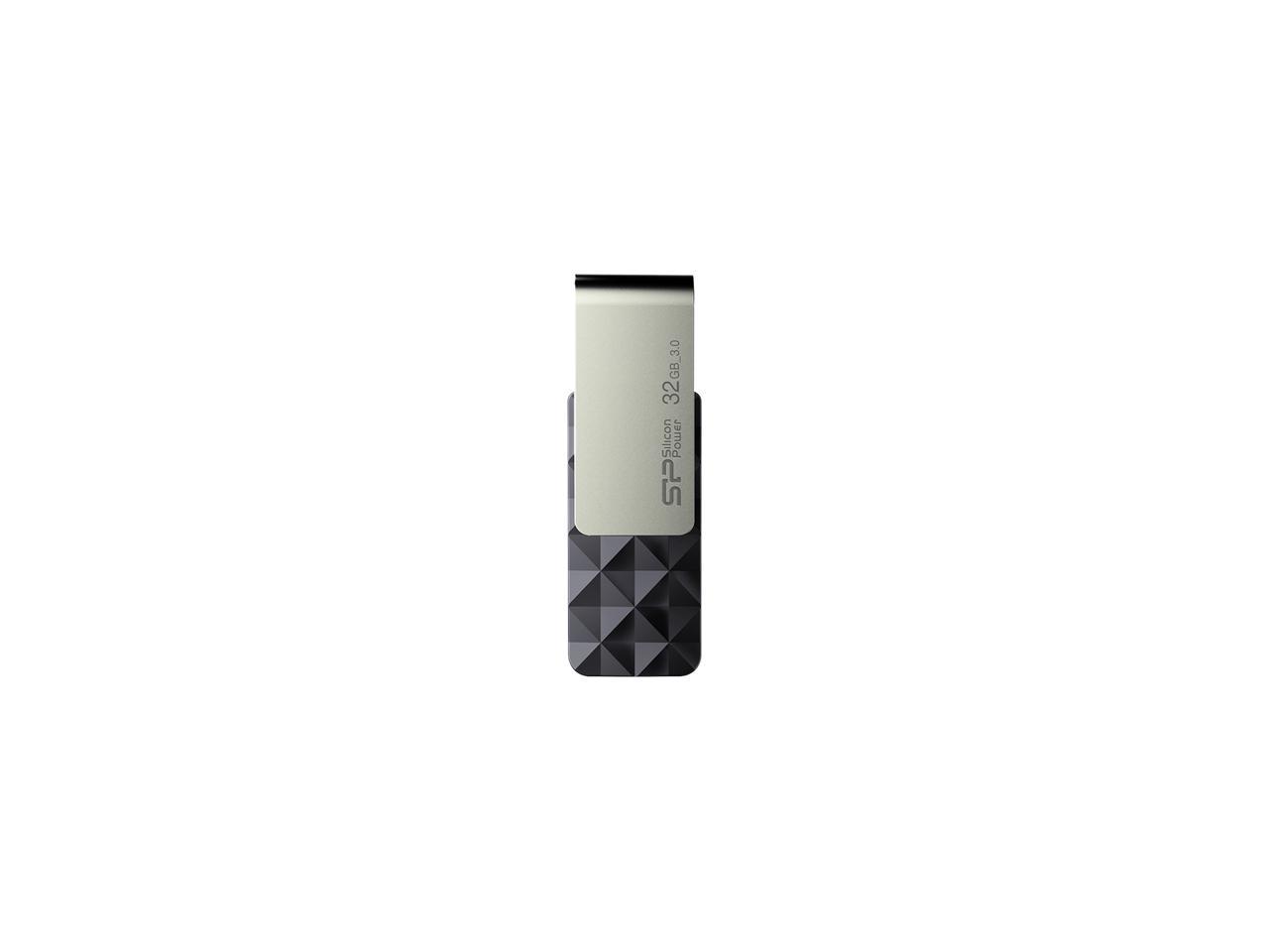 Silicon Power 32GB Blaze B30 USB 3.0 Flash Drive (SP032GBUF3B30V1K)