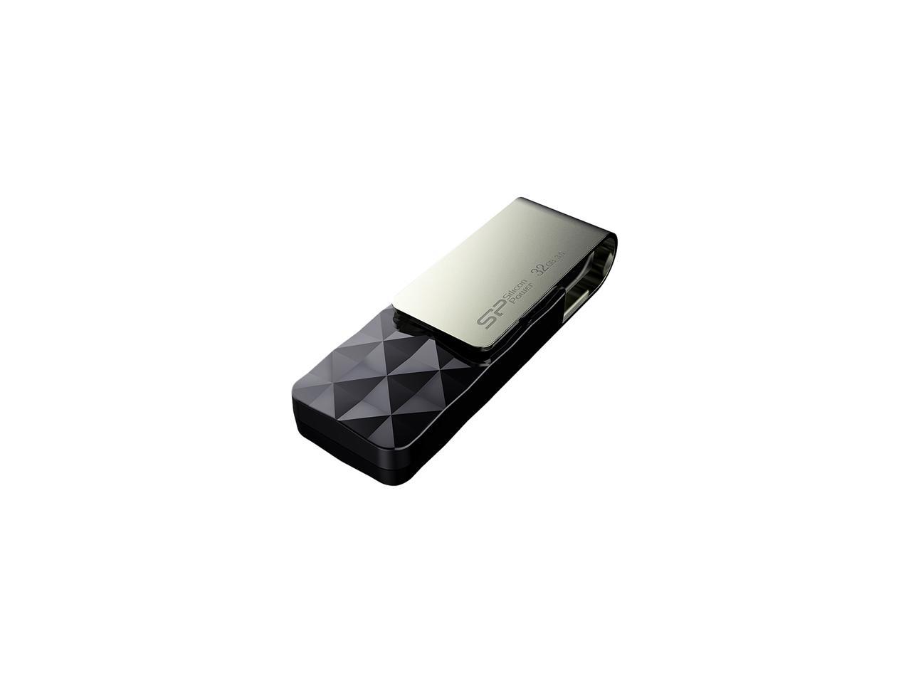 Silicon Power 32GB Blaze B30 USB 3.0 Flash Drive (SP032GBUF3B30V1K)