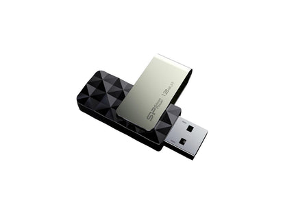 Silicon Power 128GB Blaze B30 USB 3.0 Flash Drive (SP128GBUF3B30V1K)