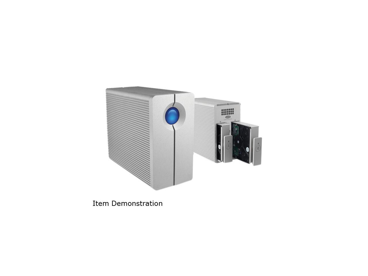 LaCie 2big Quadra USB 3.0 8TB USB 3.0 / 2 x Firewire800 3.5" External Hard Drive LAC9000317