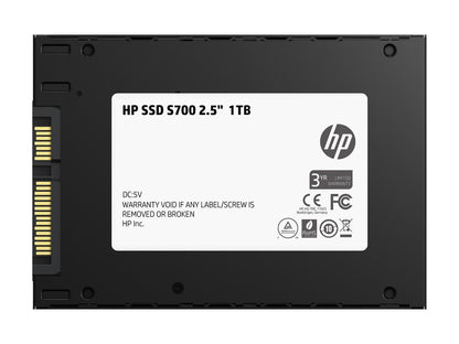 HP S700 2.5" 1TB SATA III 3D TLC Internal Solid State Drive (SSD) 6MC15AA#ABC