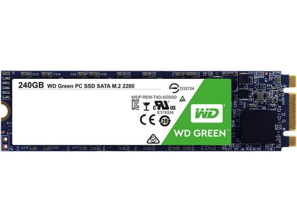 Western Digital 240GB Green M.2 2280 Internal Solid State Drive Model WDS240G1G0B