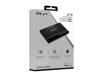 PNY CS900 2TB 3D NAND 2.5" SATA III Internal Solid State Drive SSD7CS900-2TB-RB