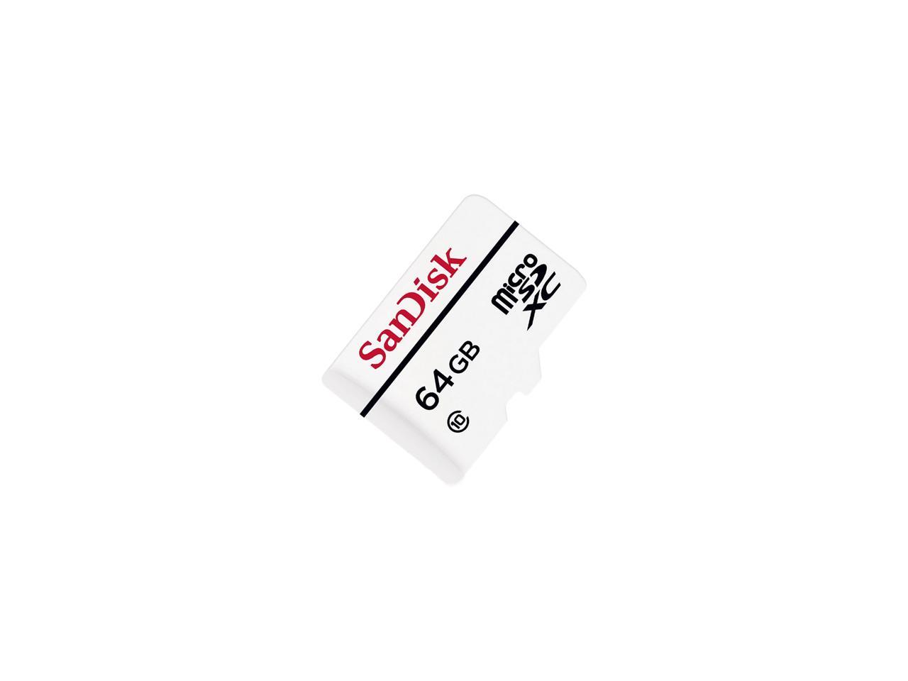 SanDisk SDSDQQ-064G-G46A SanDisk Endurance 64 GB microSDXC - Class 10 - 20 MB/s Read - 20 MB/s Write