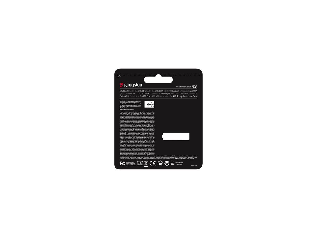 Kingston Canvas Go! 128GB microSDXC Memory (Flash Memory) SDCG2/128GBSP