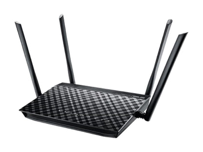 ASUS RT-AC1200G AC1200 Dual-Band Wi-Fi Router with four 5dBi antennas and Parental Controls