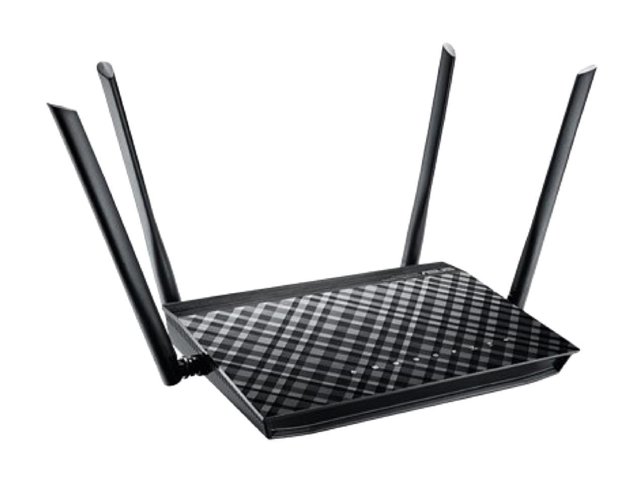 ASUS RT-AC1200G AC1200 Dual-Band Wi-Fi Router with four 5dBi antennas and Parental Controls