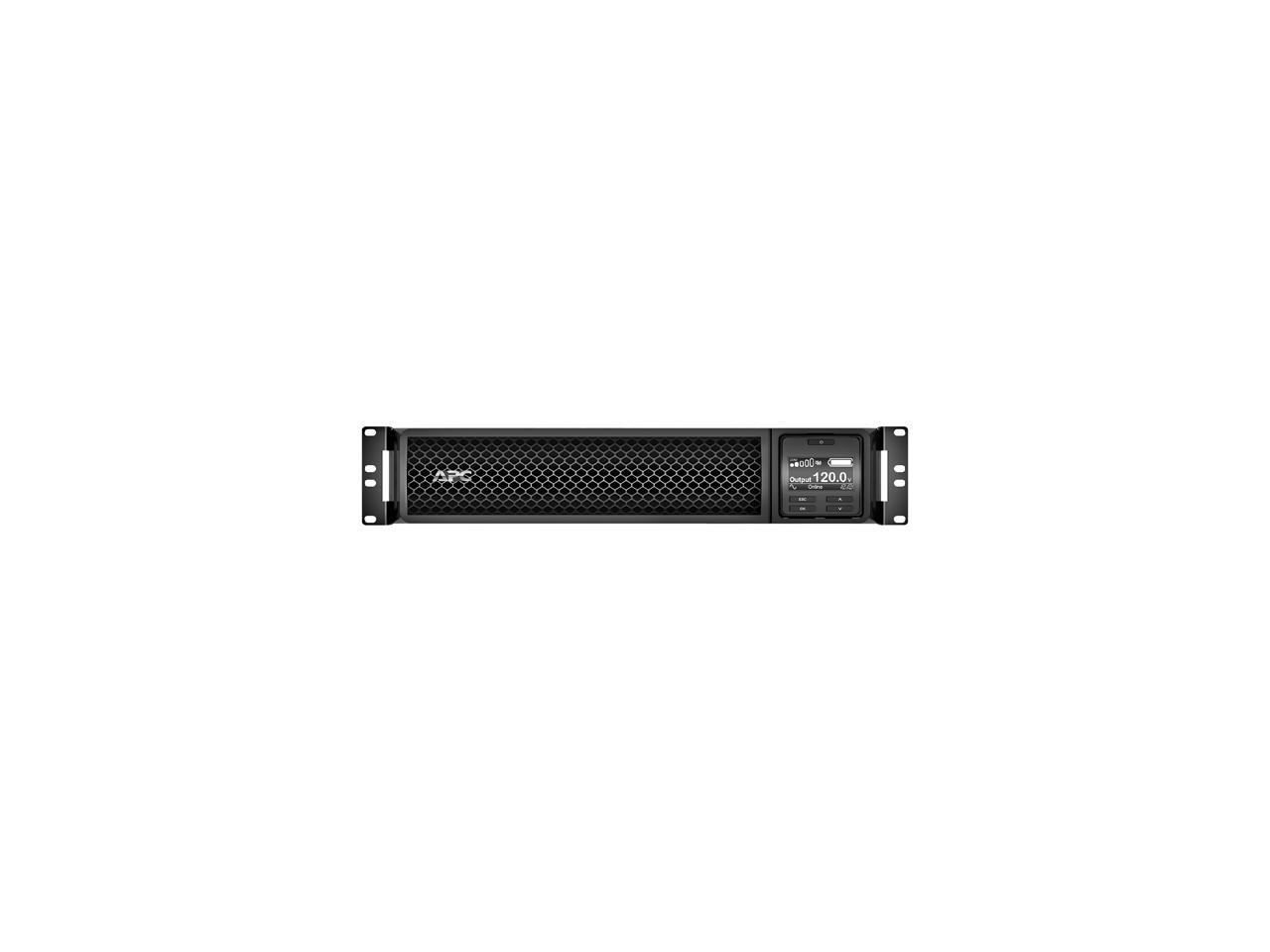 APC by Schneider Smart-UPS SRT 1500VA RM 120V Network Card - 1500 VA/1350 W - 120 V AC - 5 Minute Stand-by Time - 2U Rack-mountable - 6 x NEMA 5-15R