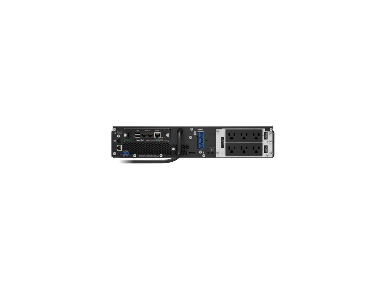 APC Smart-UPS SRT 1000VA/900W Rack-Mount 120V 2U 6x15R 480J UPS SRT1000RMXLA-NC