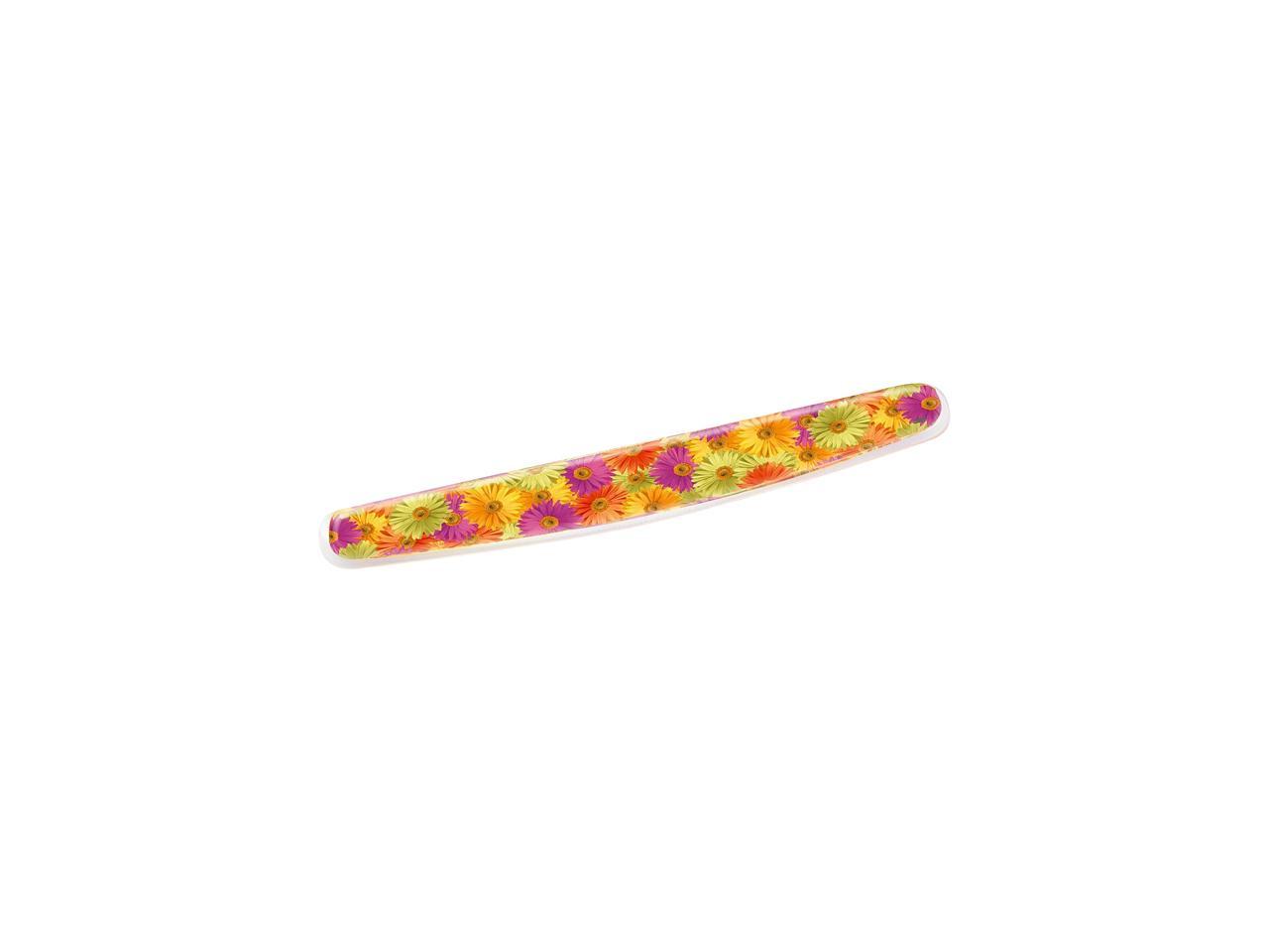 3M WR308DS 3M Daisy Design Gel Wrist Rest - 2.5" x 18" Dimension