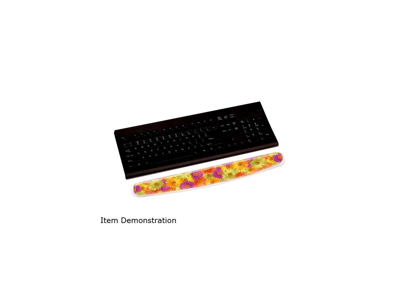 3M WR308DS 3M Daisy Design Gel Wrist Rest - 2.5" x 18" Dimension