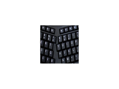ADESSO WKB-3500UB ADESSO 2.4GHZ TRU-FORM WIRELESS MEDIA ERGONOMIC TRACKBALL KEYBOARD WITH 20 WINDO